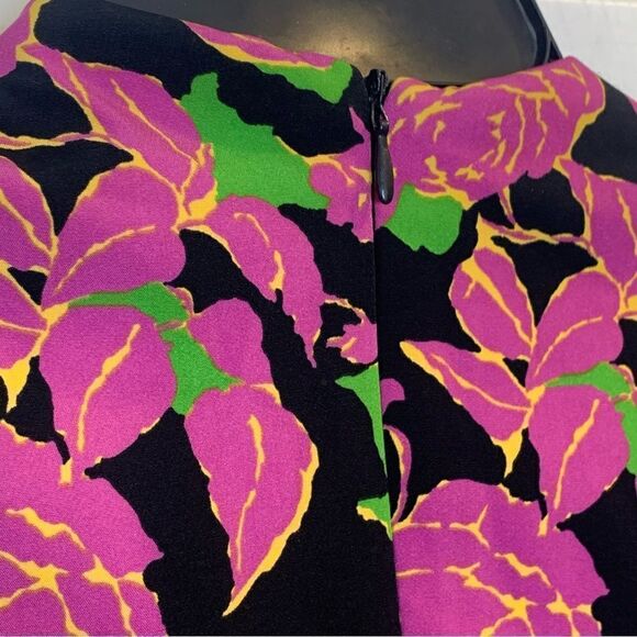 Zara Floral Ruched Mini Dress Size XS - Picture 10 of 16